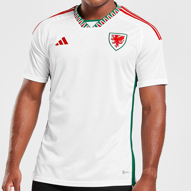 Camiseta GALES Segunda Equipación Mundial Qatar 2022