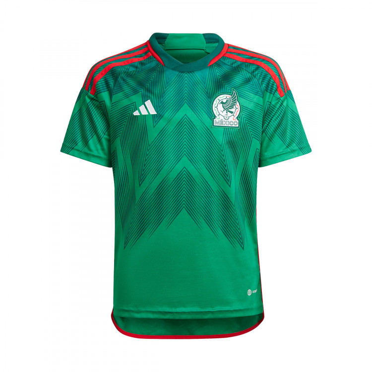 Camiseta México Primera Equipación Mundial Qatar 2022 Niño
