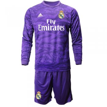 Camiseta Real Madrid Portero Equipacion 19/20 Morado Niños