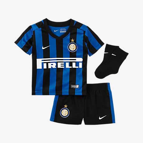 CAMISETA 2015/16 Inter Milan Stadium PRIMERA EQUIPACIÓN Infant/Toddler NIÑOS' Football