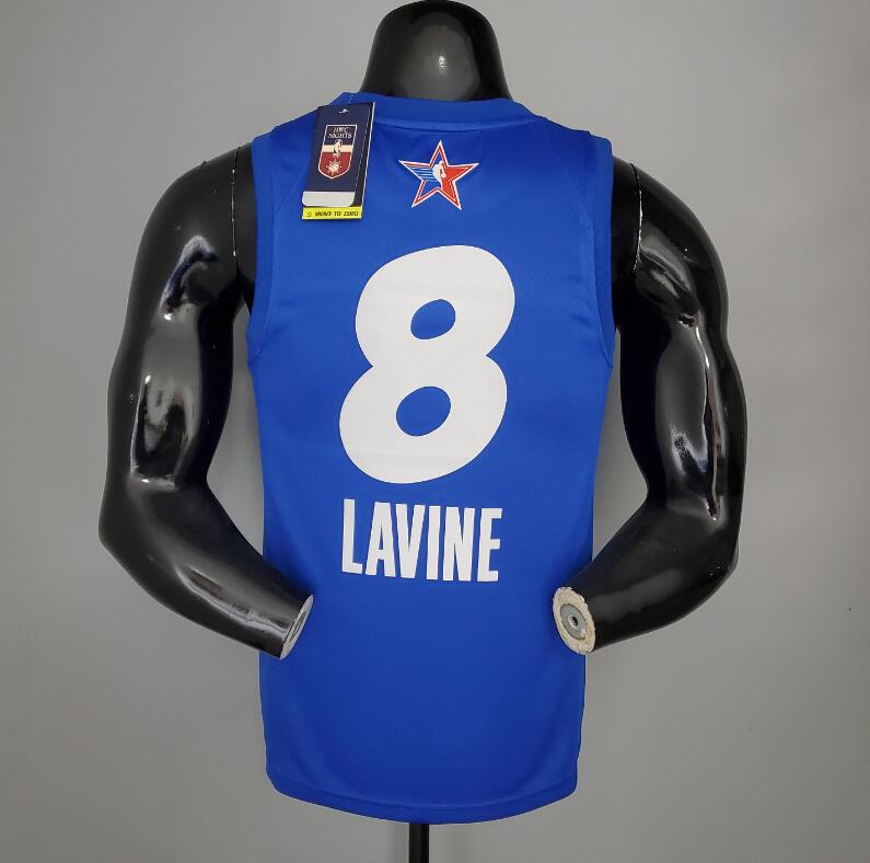 Camiseta 2021 LAVINE#8 All-Star Blue
