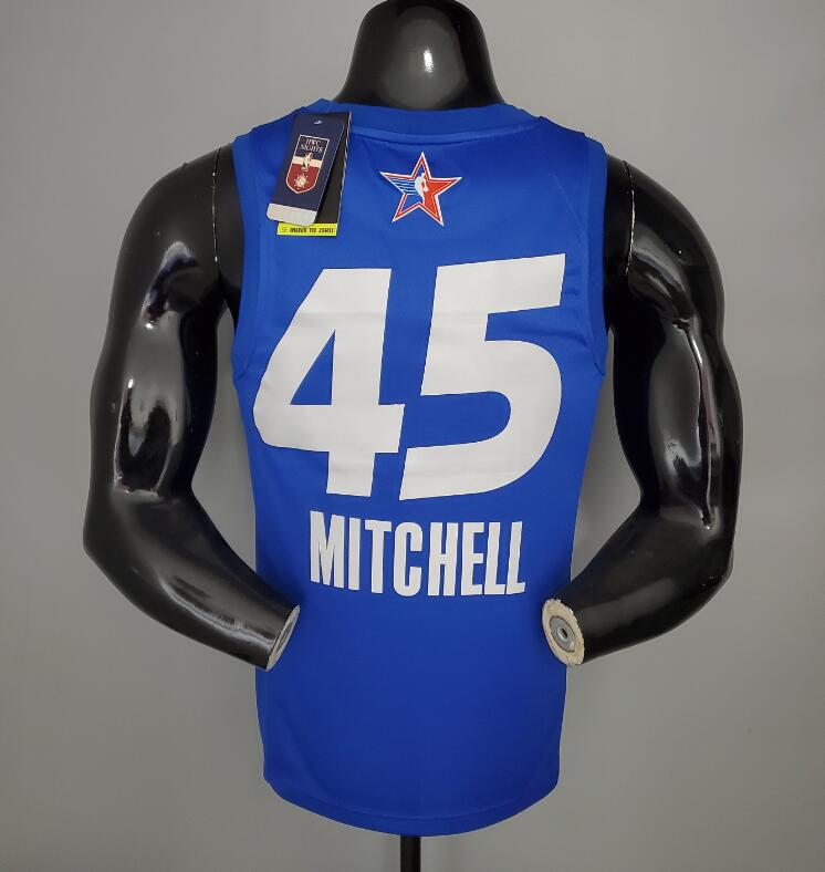 Camiseta 2021 MITCHELL#45 All-Star Blue