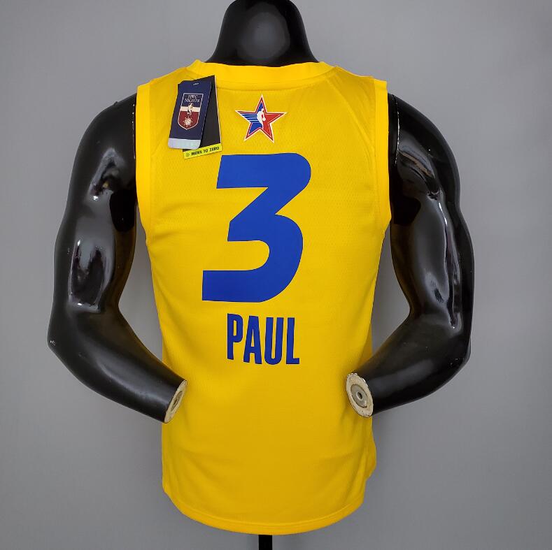Camiseta 2021 PAUL#3 All-Star Yellow
