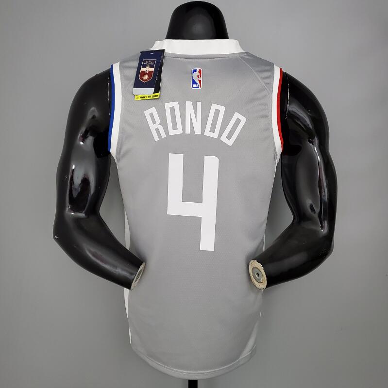 Camiseta 2021 RONDO#4 Los Angeles Clippers Bonus Edition