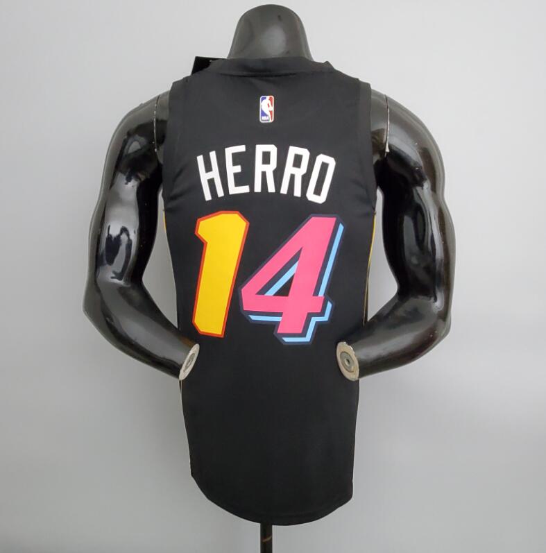 Camiseta 2022 Season Heat Team Herro #14 City Edition