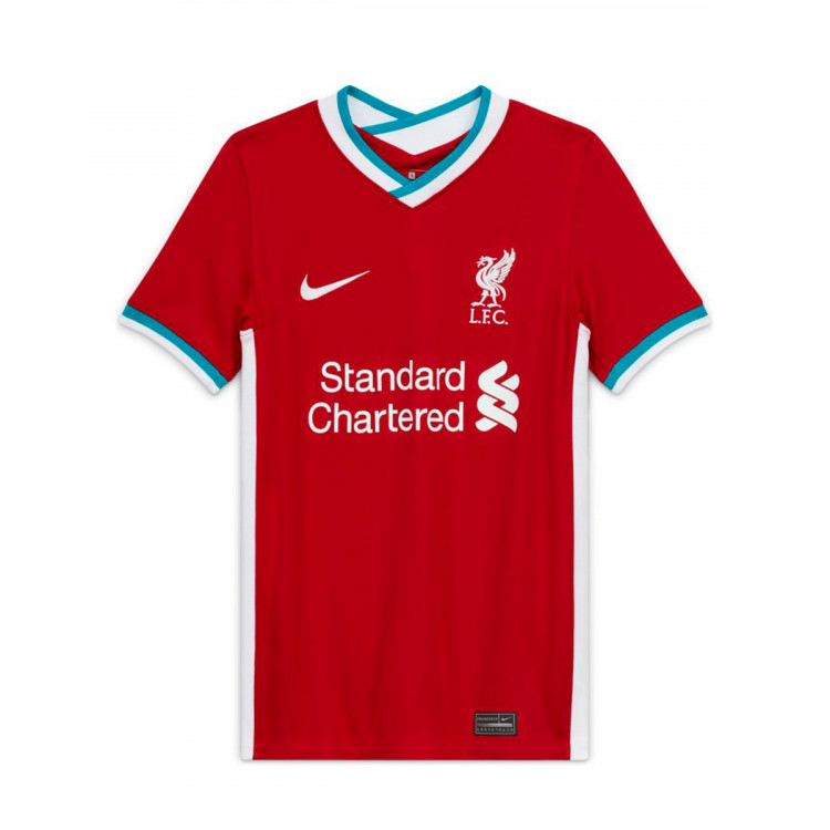 Camiseta de Entrenamiento Liverpool 2020-2021 Gris