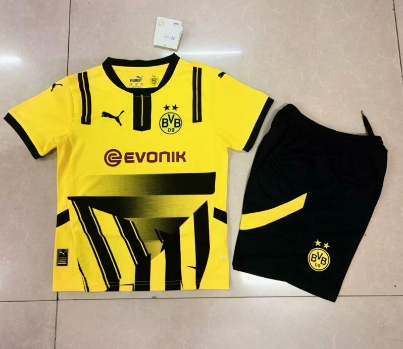 Camiseta Borussia Dortmund Amarillo 24/25 Niño