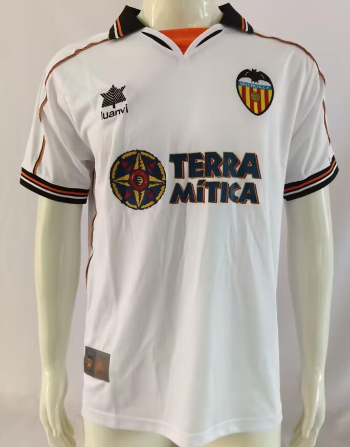 Camiseta Retro V alencia Primera Equipación 99/00