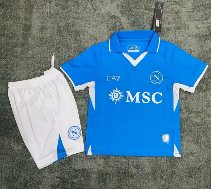 Camiseta Scc Napoli Primera Equipación 24/25 Niño