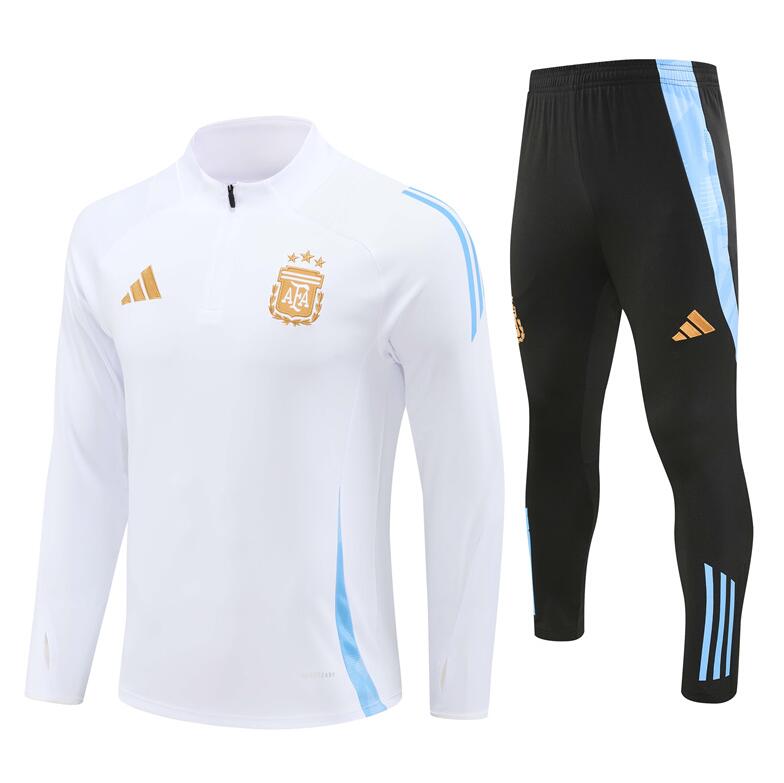Chandal Entrenamiento Argentina (Hombre/Niño) Blanco 24/25 + Pantalones