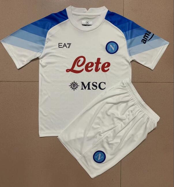 Camiseta Scc Napoli Segunda Equipación 2022/2023 Niño