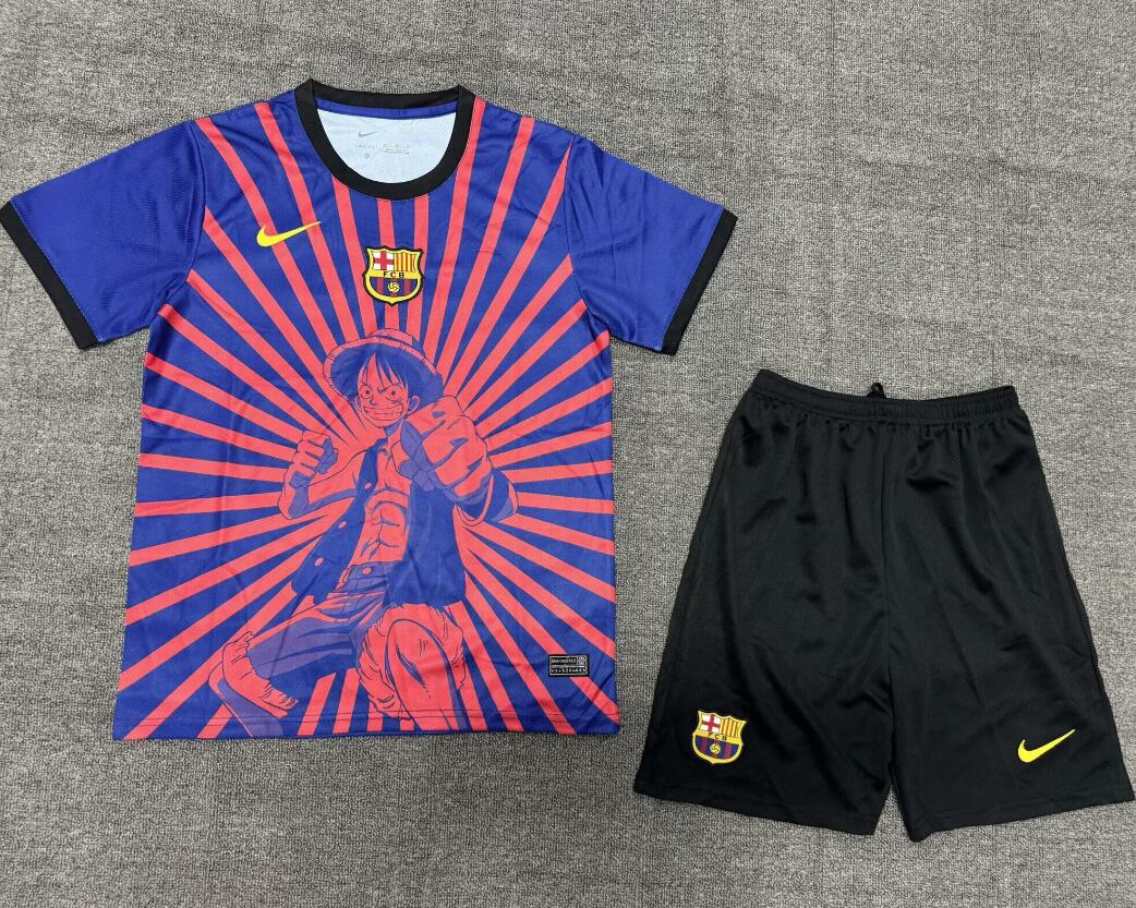 Camiseta Barcelona One Peace 25/26 Niño