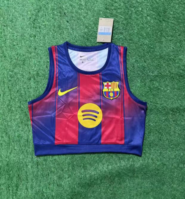 Camiseta Corta Sin Mangas Barcelona Femenino