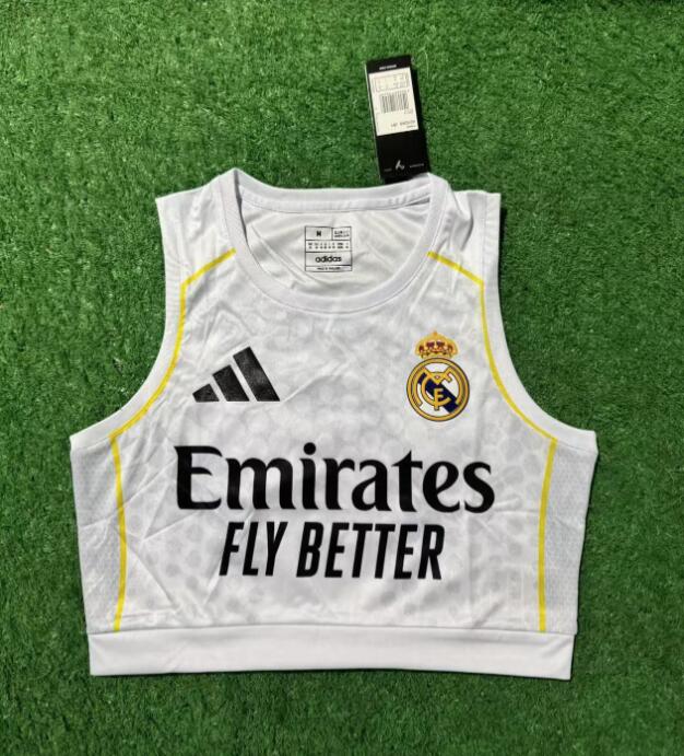 Camiseta Corta Sin Mangas Real Madrid Femenino