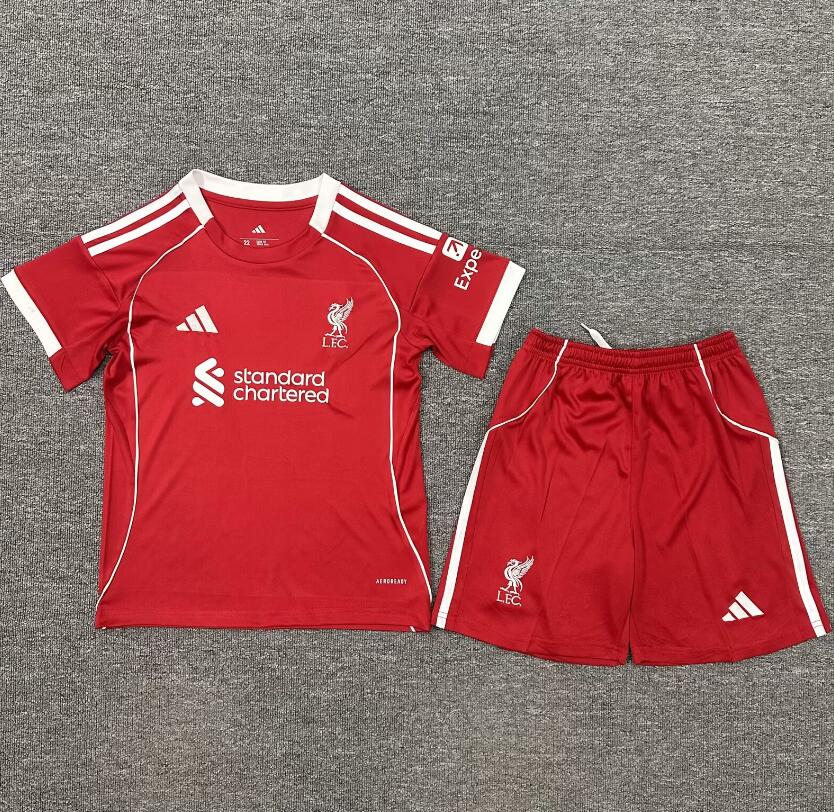 Camiseta Liverpool Fc Primera Equipación 25/26 Niño