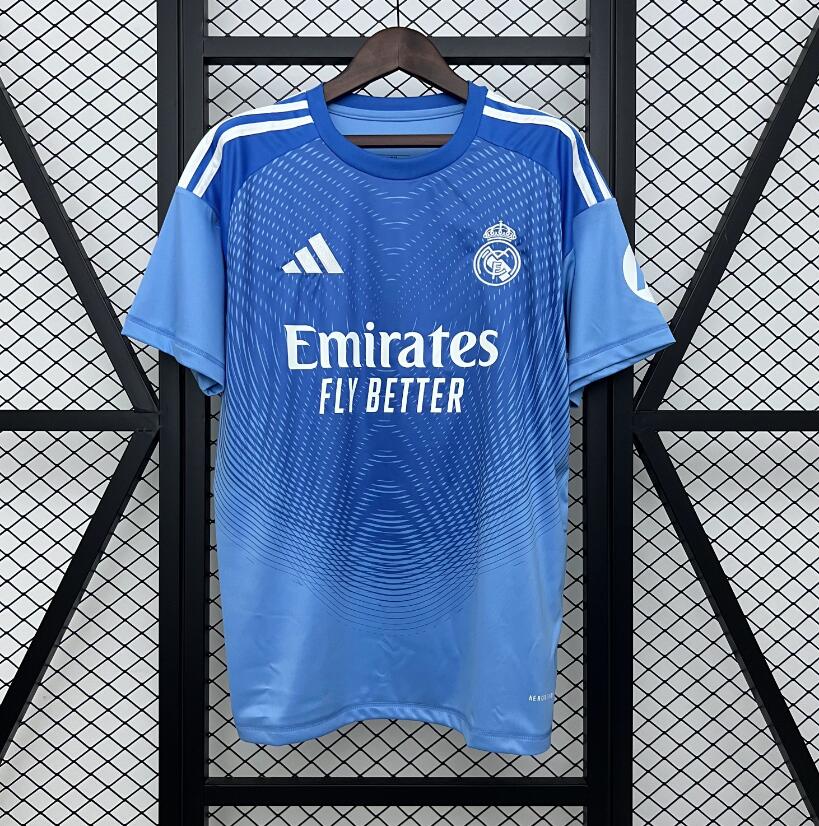 Camiseta Real Madrid Portero Azul 25/26