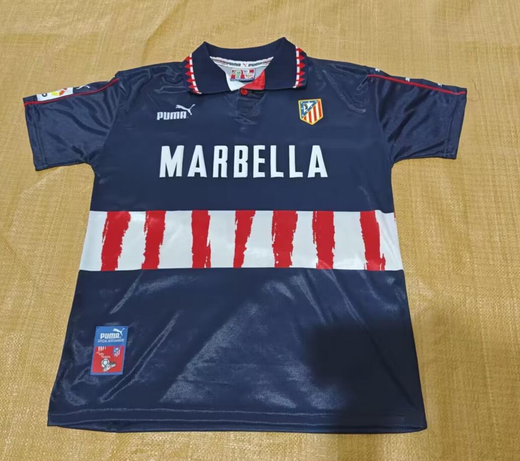 Camiseta Retro Atlético Madrid 2ª Equipación 97/98