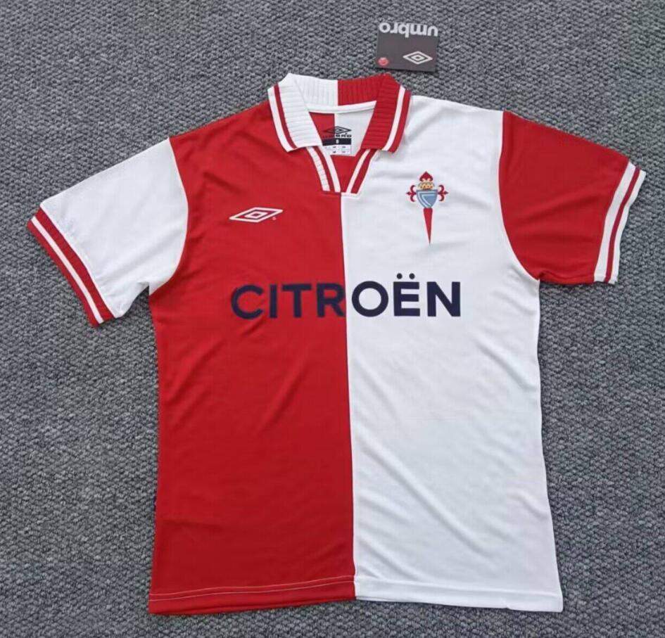Camiseta Retro Celta De Vigo 2ª Equipación 01/02