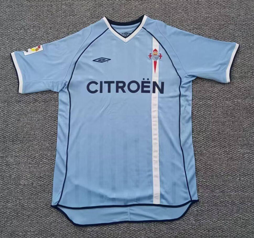 Camiseta Retro Celta De Vigo Primera Equipación 01/02