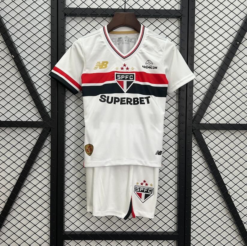 Camiseta São Paulo CF 1ª Equipación 25/26 Niño