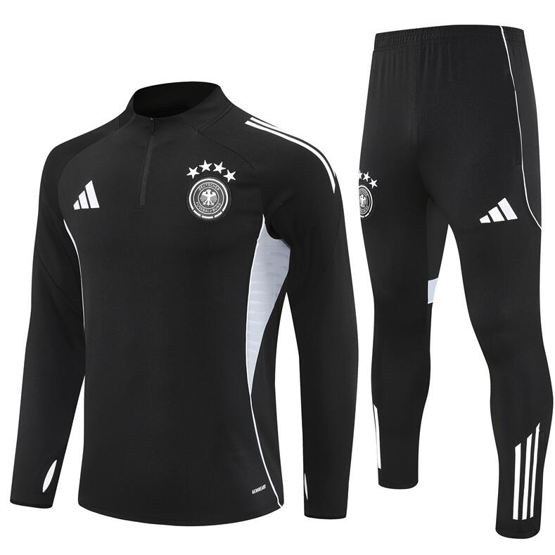 Chandals Fc Alemania 25/26 (Hombre/Niño) Negro + Pantalones