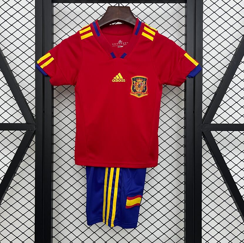 Conjunto Retro España Primera Equipación 2010 Niño
