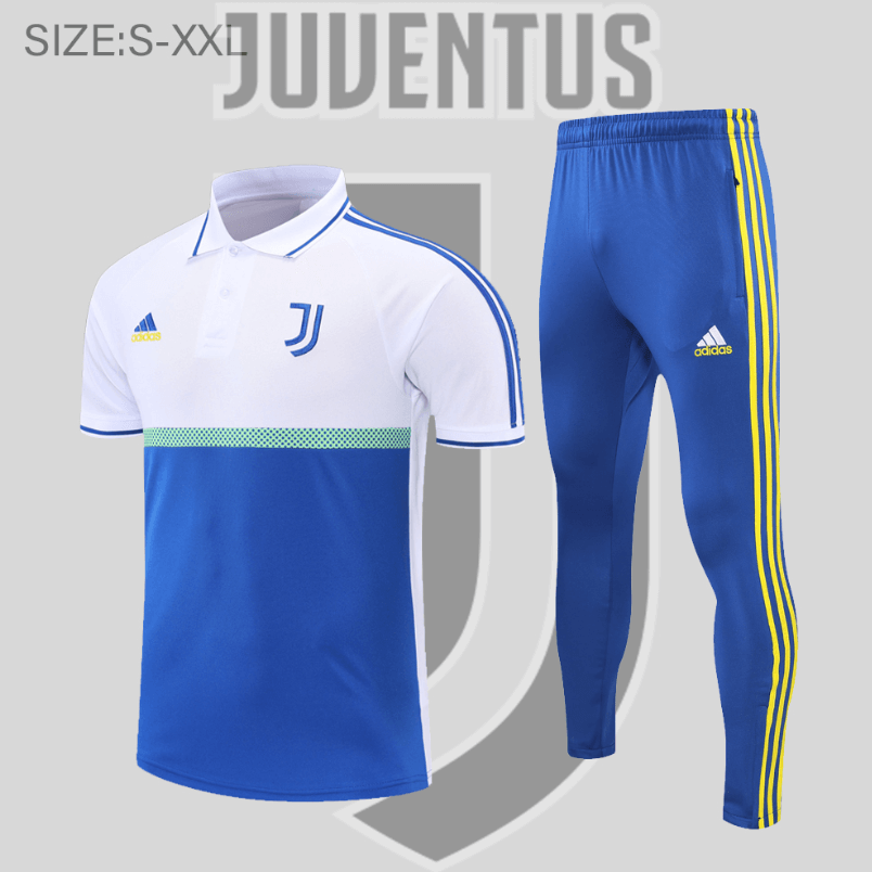 POLO Juventus KIT Azul Y Blanca