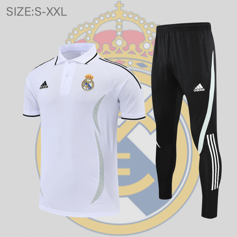 POLO Real Madrid Blanco KIT Blanca