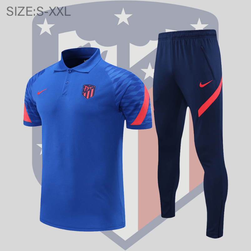 Polo Atletico Madrid Kit Azul Diamante