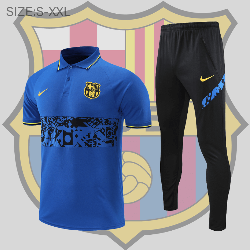 Polo Barcelona Kit Azul