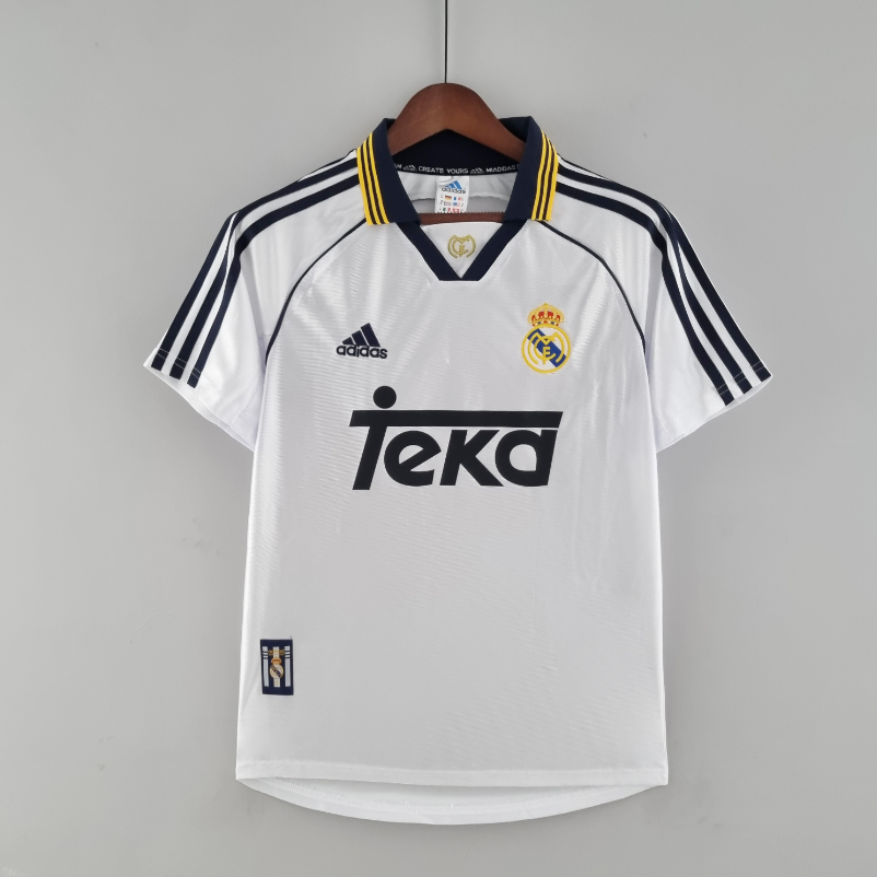Camiseta Retro Real M adrid Primera Equipación 2000