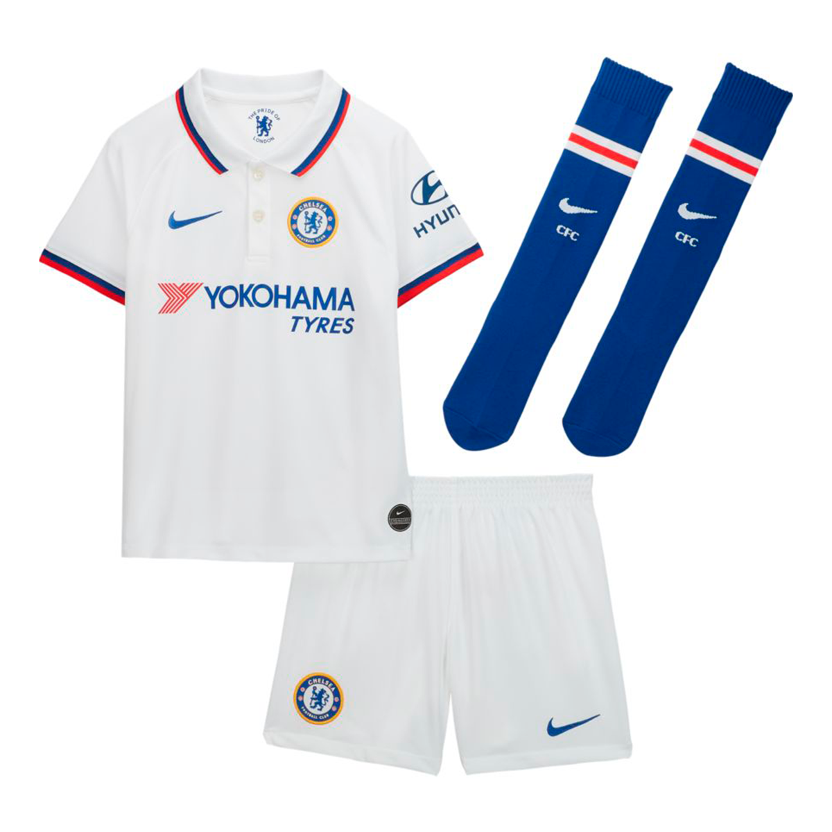 CONJUNTO CHELSEA FC BREATHE SEGUNDA EQUIPACIÓN 2019-2020 NIÑO