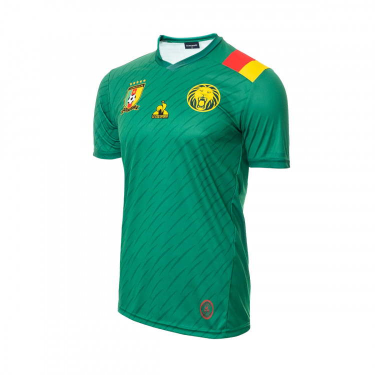 CAMISETA LE COQ SPORTIF CAMERÚN PRIMERA EQUIPACIÓN WORLD CUP 2022