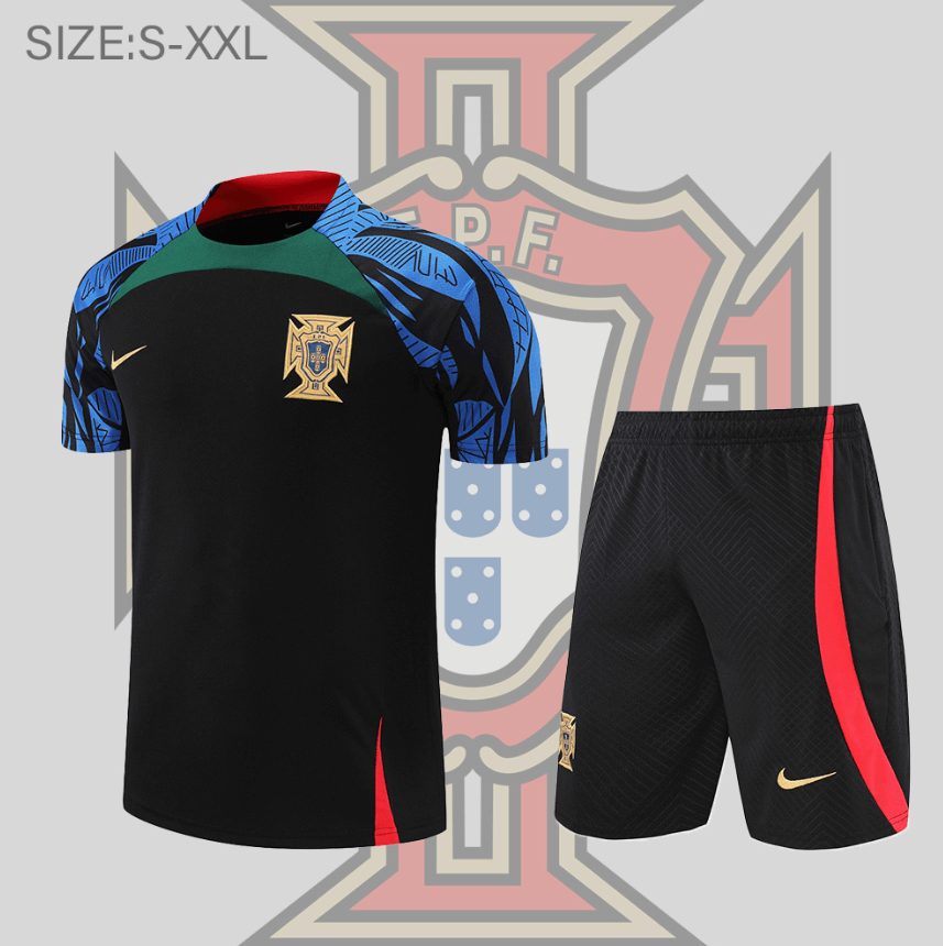 Camiseta Ropa De Entrenamiento De Portugal 23/24 + Pantalones