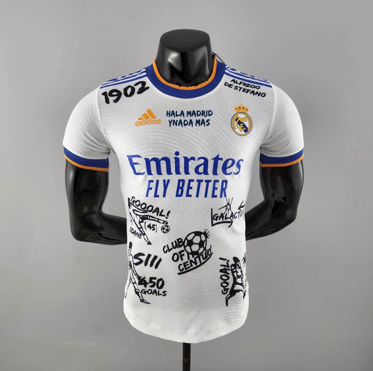Camiseta 21/22 Real M adrid 13 Champions Liga De Campeones De La UEFA