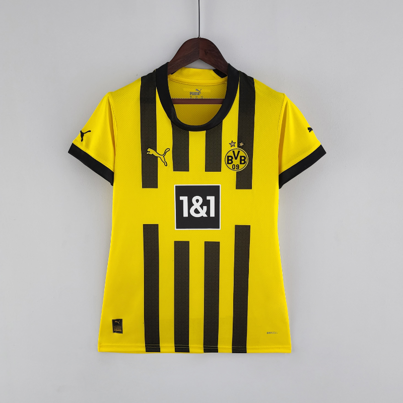 Camiseta Borussia Dortmund Primera Equipación 2022/2023 Mujer