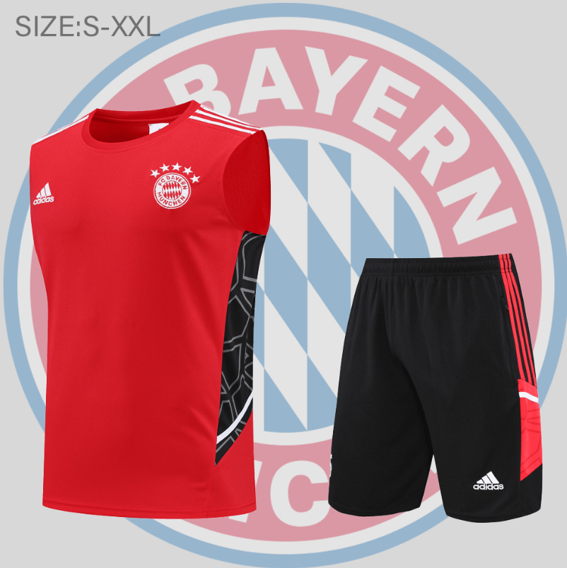 Camiseta De Fútbol Sin Mangas Bayern Munich Pre-Match 22/23 Rojo