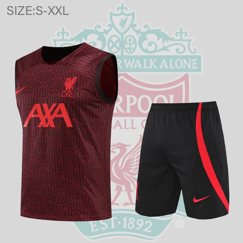 Camiseta De Fútbol Sin Mangas Liverpool Pre-Match 22-23