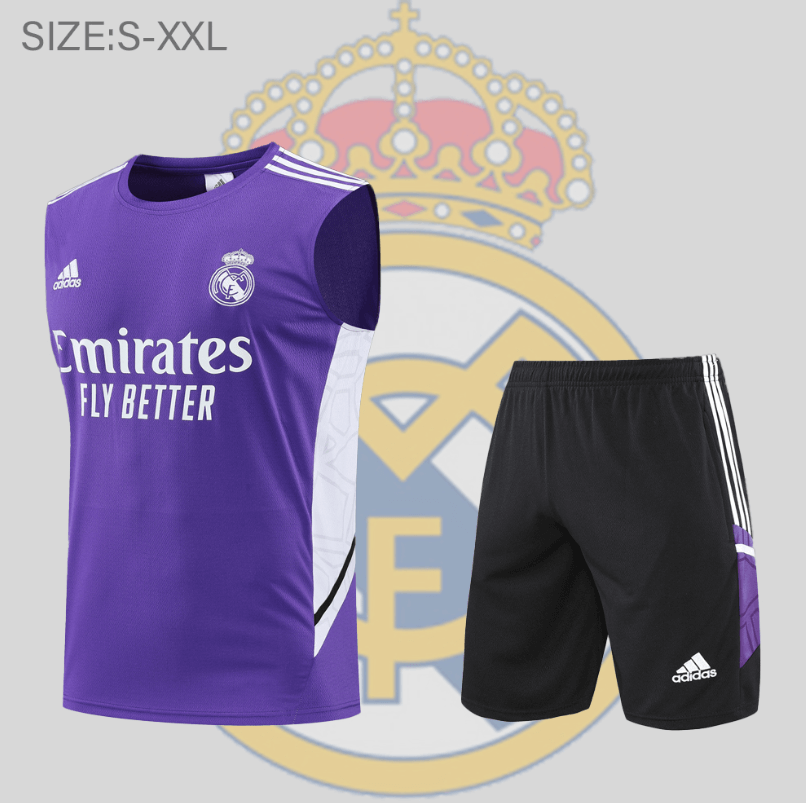 Camiseta De Fútbol Sin Mangas Real Madrid Pre-Match 22/23