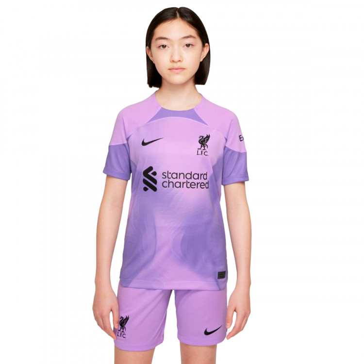 Camiseta Liverpool Fc Primera Equipación Stadium Portero 2022-2023 Niño