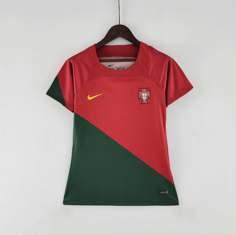 Camiseta Portugal Primera Equipación 2022 Mujer