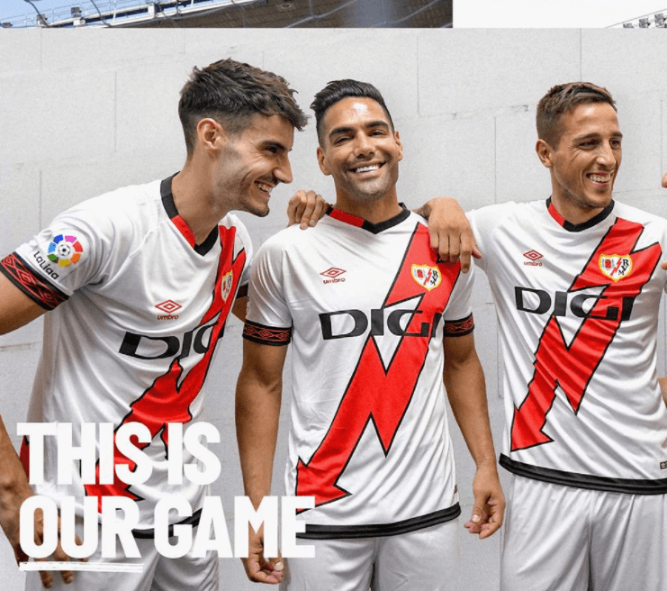 Camiseta Rayo Vallecano De Madrid Primera Equipación 22/23