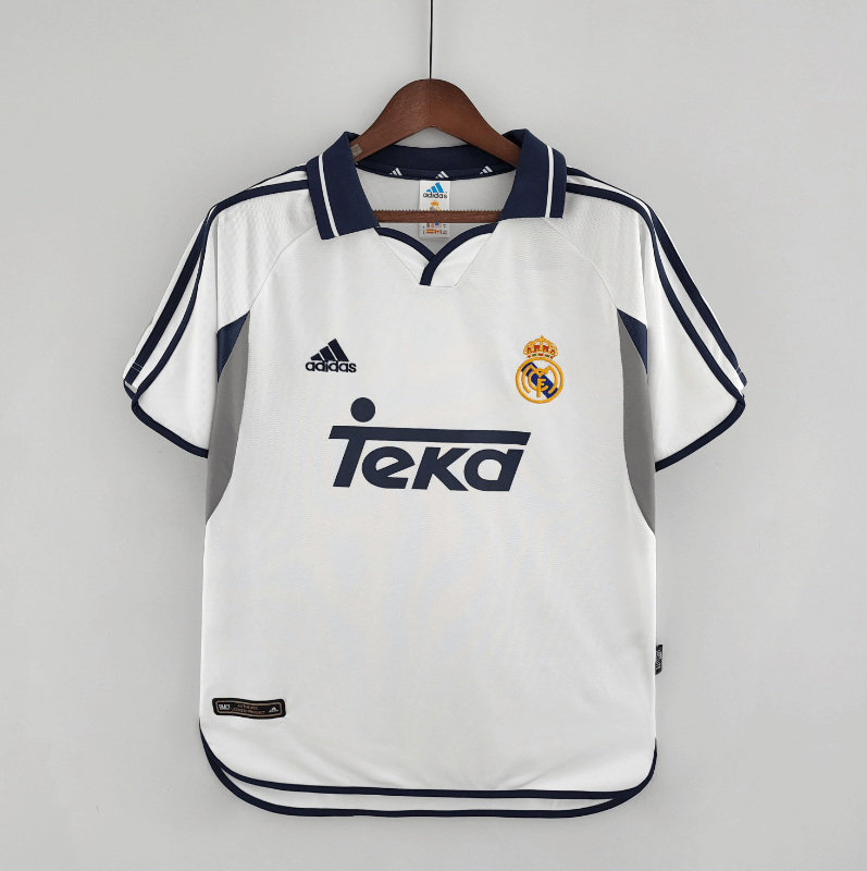 Camiseta Retro Real M adrid Primera Equipación 00/01
