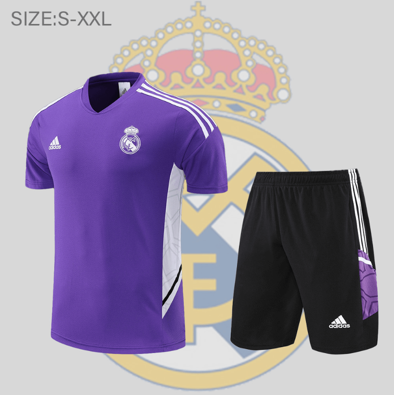 Camiseta Ropa De Entrenamiento De Real M adrid 22/23 + Pantalones