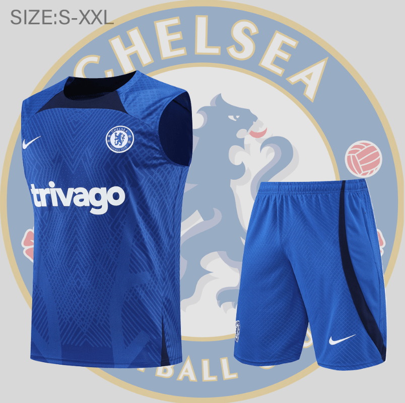 Camiseta De Fútbol Sin Mangas Chelsea Pre-Match 22/23