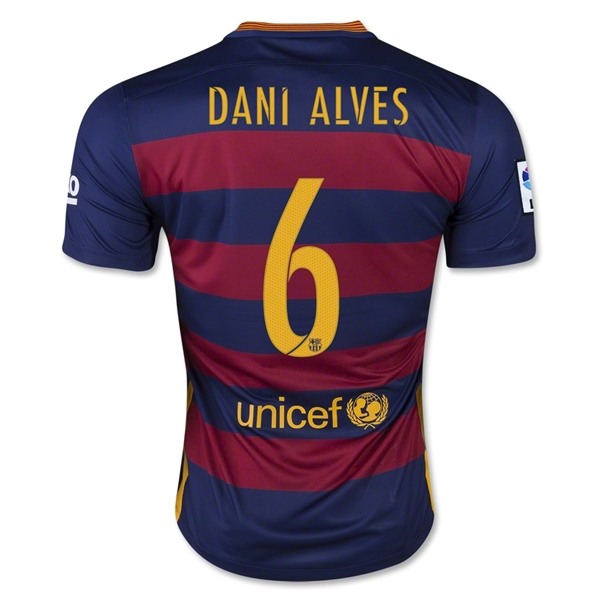 CAMISETA B-arcelona 15/16 DANI ALVES PRIMERA EQUIPACIÓN
