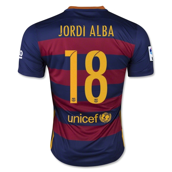 Primera Camiseta Espana Jugador Jordi Alba 2022