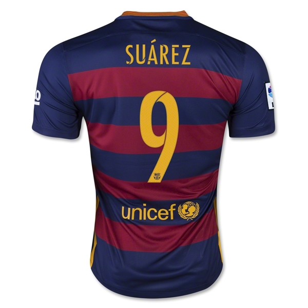 CAMISETA B-arcelona 15/16 SUAREZ PRIMERA EQUIPACIÓN