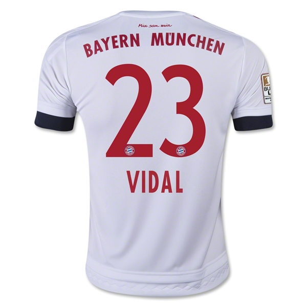 CAMISETA Bayern Munich 15/16 VIDAL NIÑOS SEGUNDA EQUIPACIÓN