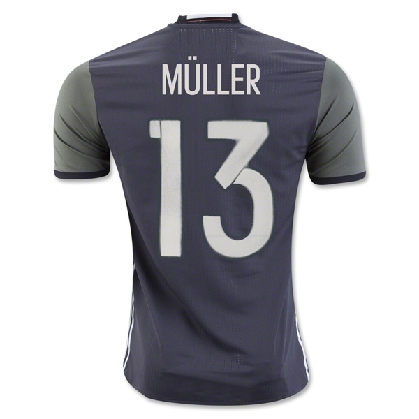 CAMISETA ALEMANIA 2016 MULLER Authentic SEGUNDA EQUIPACIÓN